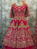New bridal long anarkali lehenga frock style - Image 2