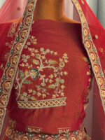 Bridal lehenga cross  red - Image 5