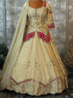 fishcut lehenga long top