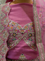 Bridal lehenga new pink hand work - Image 3
