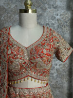 Partywear lehenga royal look - Image 2