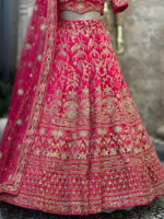 Bridal lehenga hot pink - Image 2