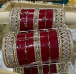 Chura red kundan