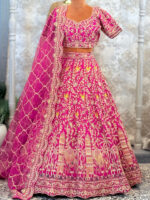 Bridal hot pink lehenga
