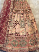 Bridal lehenga mehroon - Image 2