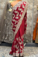 Saree cheryred silak