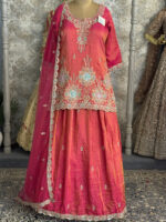 Long top with lehenga