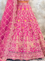 Bridal hot pink lehenga - Image 2