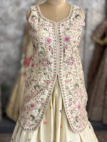 Jacket style top with lehenga - Image 2