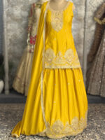 Partywear long top with lehenga