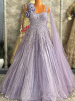 Gown light labender royal boutique